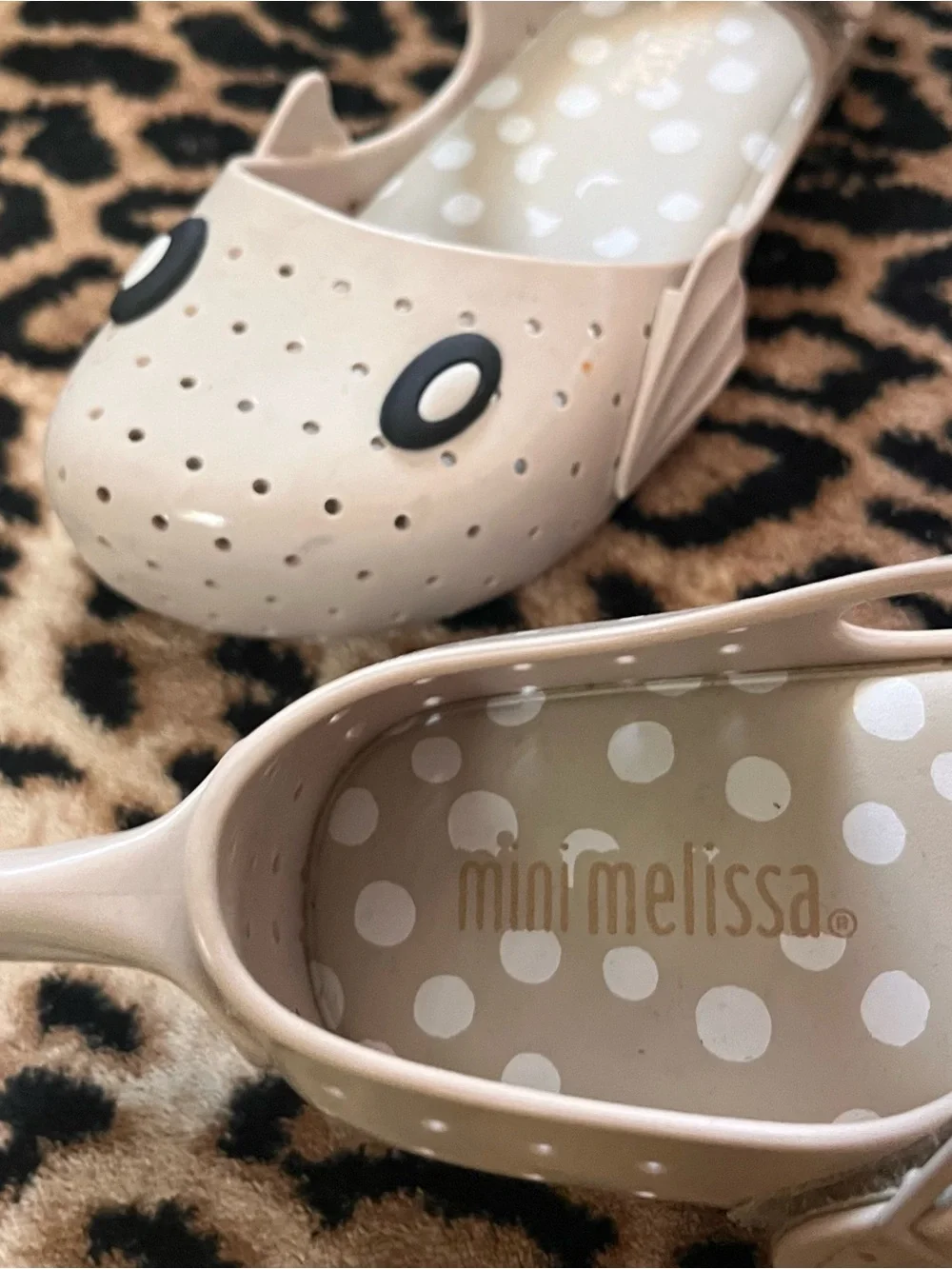 BEIGE MARY JANE JELLY FLAT | MINI MELISSA | SIZE 12